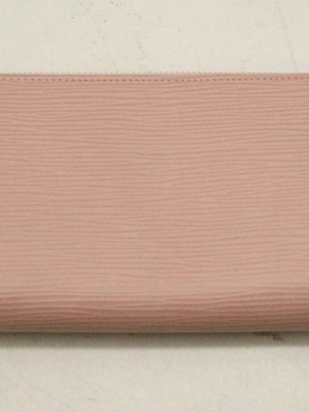 Louis Vuitton Epi Rose Ballerine Zippy Wallet Long Wallet